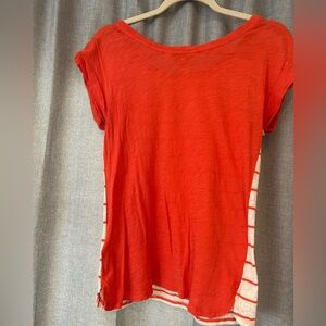 Lucky orange and lace top